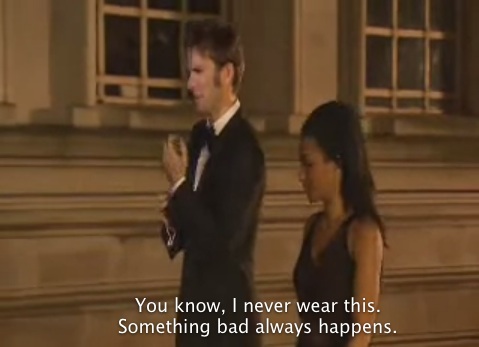 You know, I never wear this. Something bad always happens.